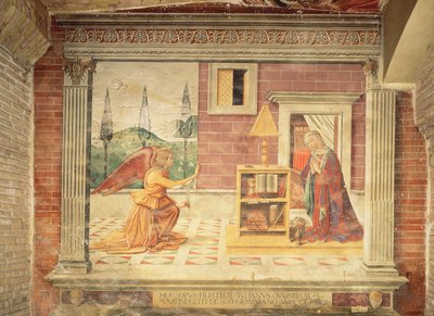 La Anunciación de Domenico Ghirlandaio